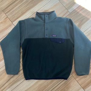 Patagonia synchilla green and navy